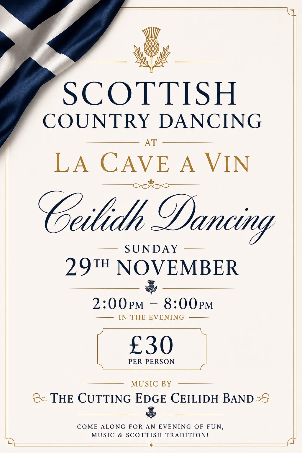 Ceilidh at La Cave