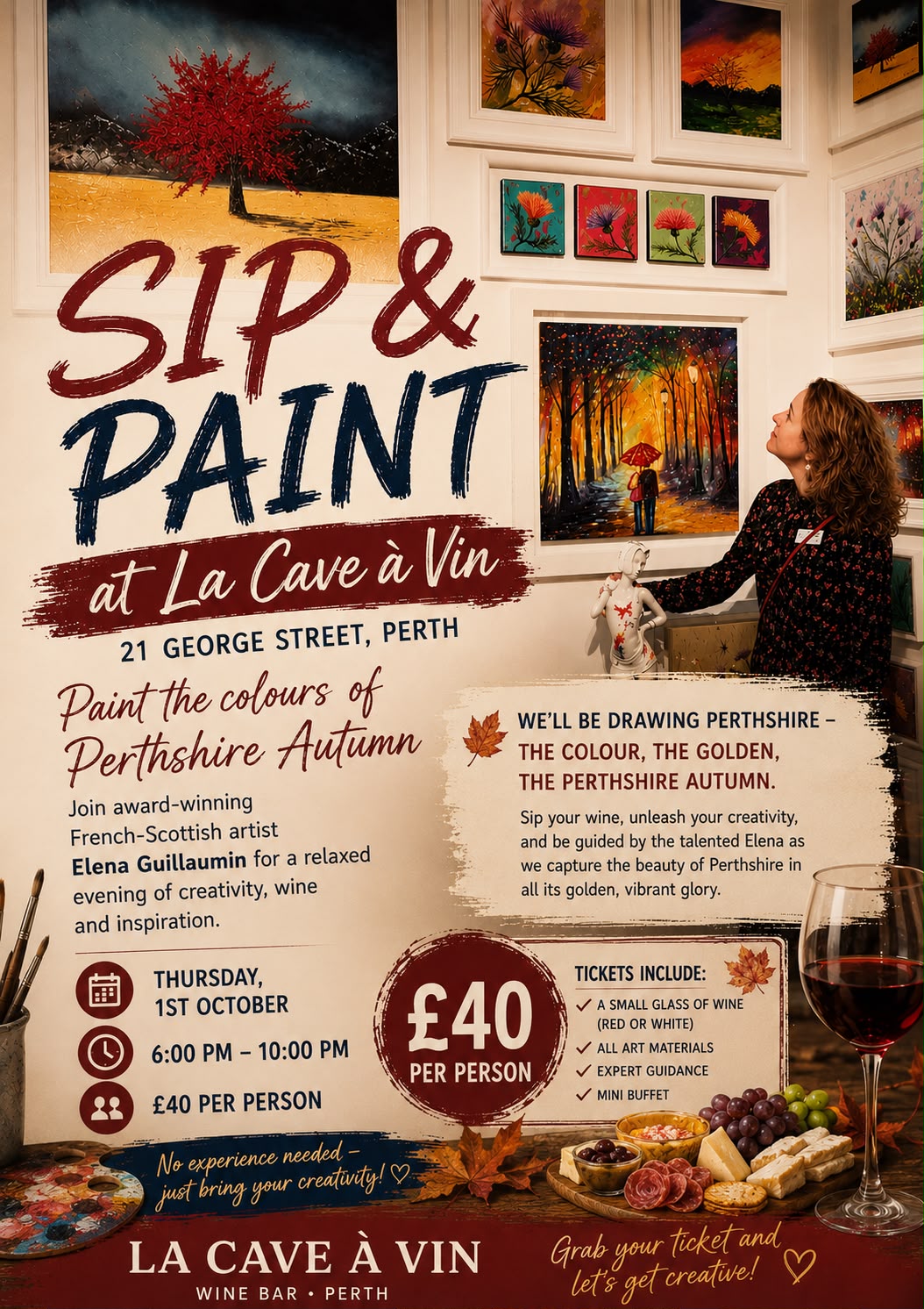 Sip & Paint with Elena Guillaumin